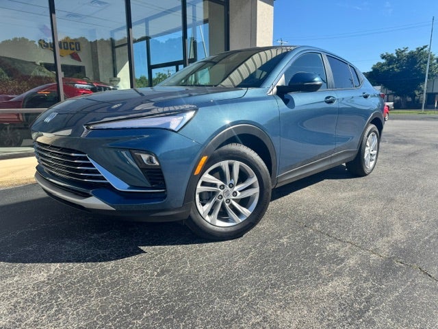 2025 Buick Envista Preferred in Ocean Blue Metallic — front three-quarter view